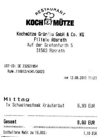 cmua H�ffner Kochm�tze Restaurant